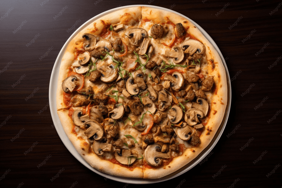 Sausage & Mushroom Pizza - Small (8")