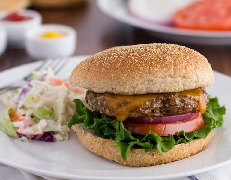 Chicken With Cheese Burger